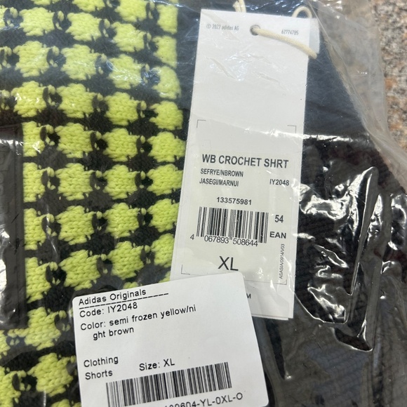 Adidas x Wales Bonner Patterned Drawstring 5” Shorts - Picture 4 of 6